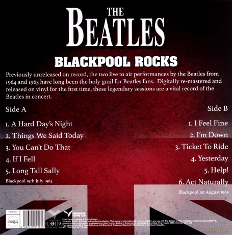 The Beatles: Blackpool Rocks (Gold) [Winyl]