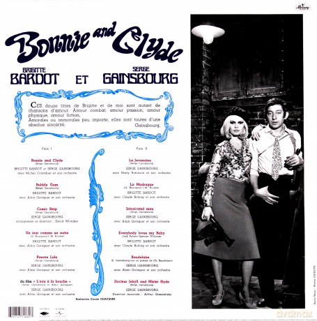 Serge Gainsbourg & Brigitte Bardot: Bonnie And Clyde [Winyl]