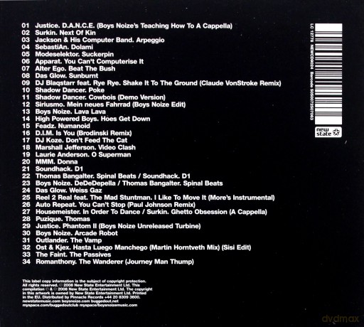 Boys Noize Bugged Out! Mix [CD]