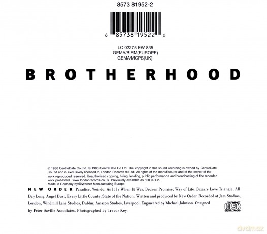 New Order: Brotherhood [CD]