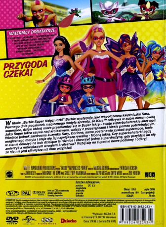 Barbie Super Księżniczki (booklet) [DVD]