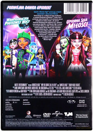 Monster High Pakiet (Upiorki, Double, Scaris) [3DVD]