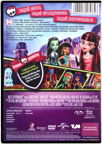 Monster High Pakiet (Upiorki, Double, Scaris) [3DVD]