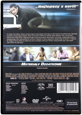 Szybcy i wściekli 7 [DVD]