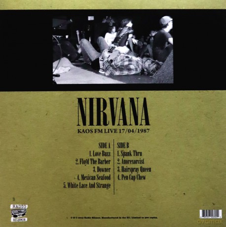 Nirvana: Kaos Fm Live - 17/04/1987 [Winyl]