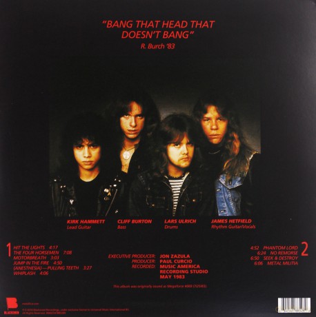 Metallica: Kill Em All [Winyl]