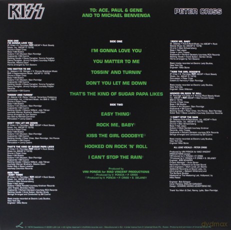 Peter Criss: Kiss [Winyl]
