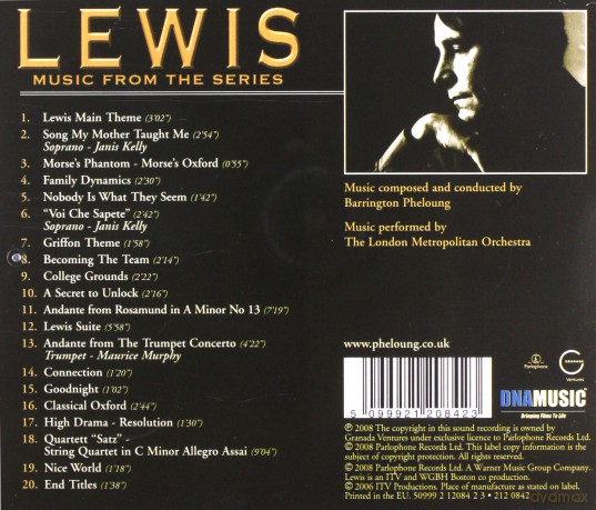 Barrington Pheloung: Lewis - Music From The Tv Series [CD]