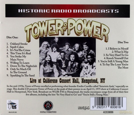 Tower Of Power: Live At Calderone Concert Hall. Hempstead. Ny [2CD]