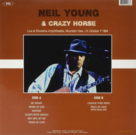 Neil Young & Crazy Horse: Live at Shoreline Amphitheatre Mountain View CA October 1st 1994 [Winyl]