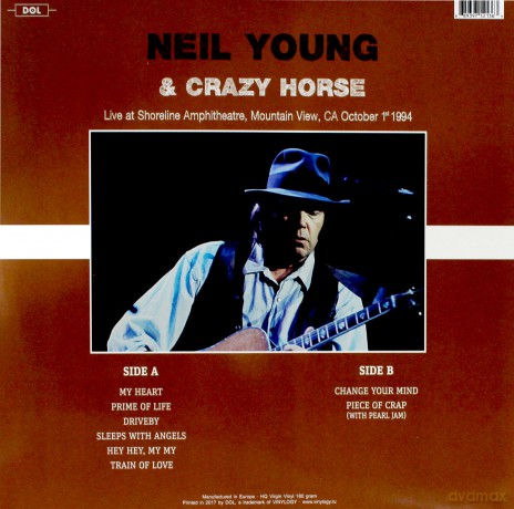 Neil Young & Crazy Horse: Live at Shoreline Amphitheatre Mountain View CA October 1st 1994 [Winyl]