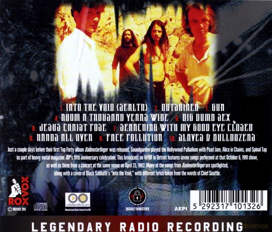 Soundgarden: Live At The Palladium Hollywood CA [CD]