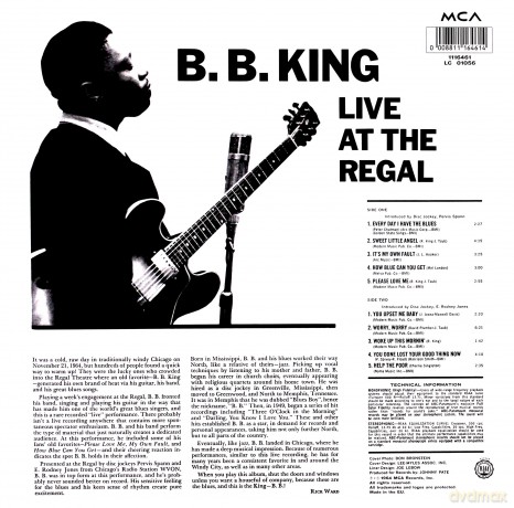 B.B. King: Live At The Regal [Winyl]