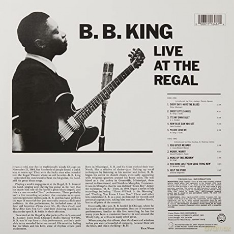 B.B. King: Live At The Regal [Winyl]