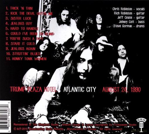 Black Crowes: Live In Atlantic City [CD]