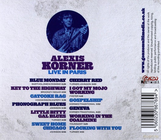 Alexis Korner: Live In Paris [CD]