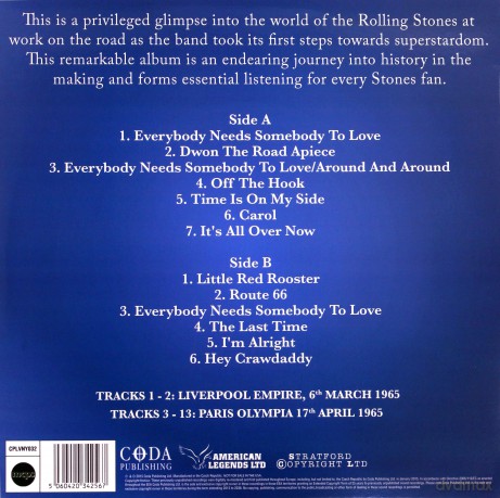 The Rolling Stones: Live In Paris [Winyl]
