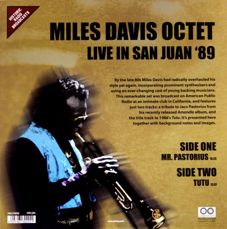 Miles Davis Octet: Live In San Juan 89 [Winyl]