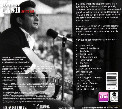 Johnny Cash: Live To Air [CD]