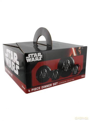 Star Wars: Logo Zestaw: Kubek, Miska, talerze (Gwiezdne Wojny)