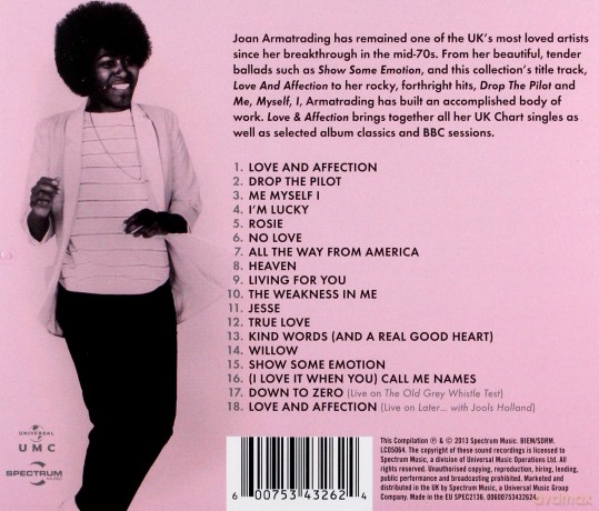 Joan Armatrading: Love & Affection - The Very Best Of [CD]