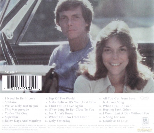 Carpenters: Love Songs [CD]