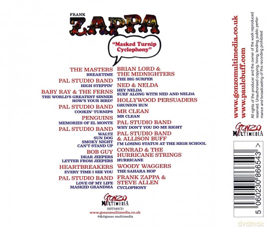 Frank Zappa: Masked Turnip Cyclophony [CD]