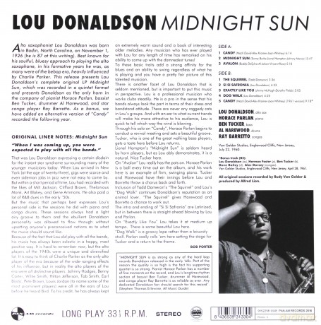 Lou Donaldson: Midnight Sun [Winyl]