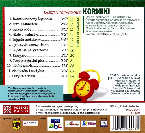 Korniki: Zajęcia dodatkowe [CD]