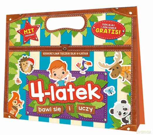 4-latek bawi się i uczy. Edukacyjna teczka dla czterolatka [KSIĄŻKA]