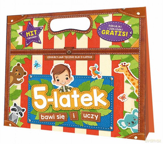 5-latek bawi się i uczy. Edukacyjna teczka dla pięciolatka [KSIĄŻKA]