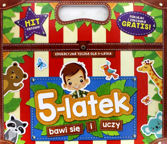 5-latek bawi się i uczy. Edukacyjna teczka dla pięciolatka [KSIĄŻKA]