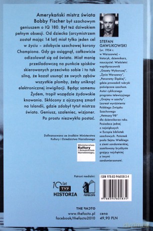 Bobby Fischer. Obsesje geniusza - Stefan Gawlikowski [KSIĄŻKA]