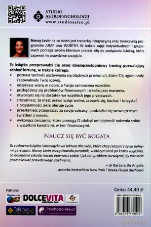 Jesteś tego warta. Od zmiany przekonań do wysokiej samooceny i bogactwa - Nancy Levin [KSIĄŻKA]