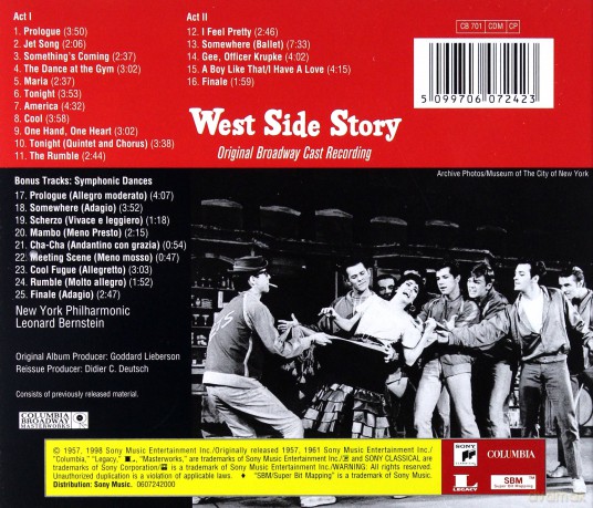 West Side Story soundtrack [CD]