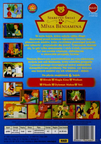 Sekretny świat misia Benjamina: biwak [DVD]