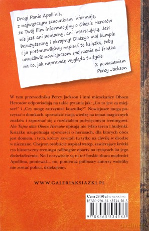 Tajne akta obozu herosów. Jedyny prawdziwy przewodnik po obozie treningowym dla herosów - Rick Riordan [KSIĄŻKA]