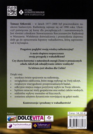Wahadełko a radiestezja. Nowe spojrzenie. Praktyczne wykorzystanie wahadlarstwa - Tomasz Sitkowski [KSIĄŻKA]