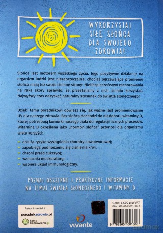 Witamina D Słoneczny hormon naszego zdrowia - Jorg Spitz [KSIĄŻKA]