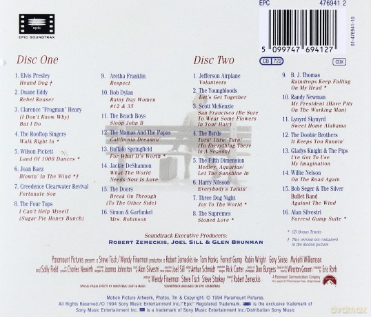 Forrest Gump soundtrack [2CD]