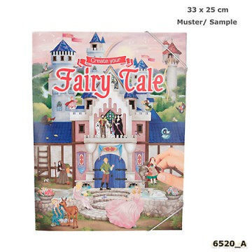 Zestaw kreatywny z naklejkami Fairy tale