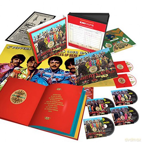 The Beatles: Sgt. Pepper's Lonely Hearts Club Band - Anniversary Editions (Deluxe) (Limited) [BOX] [4CD]+[Blu-Ray]+[DVD]