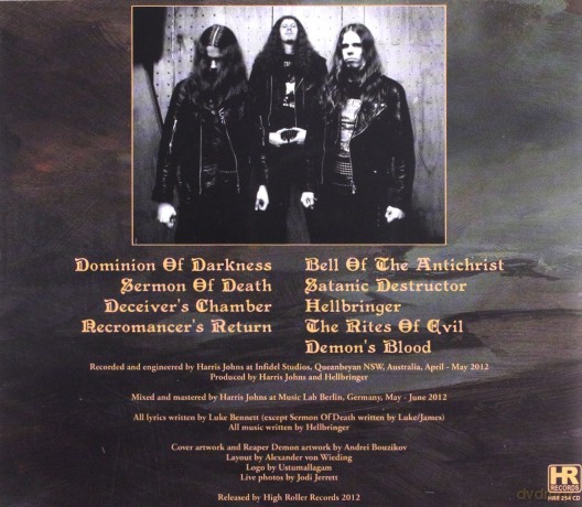 Hellbringer: Dominion Of Darkness [CD]