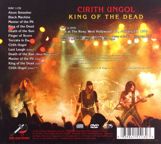 Cirith Ungol: King Of The Dead Ultimate Edition (digipack) [CD]+[DVD]