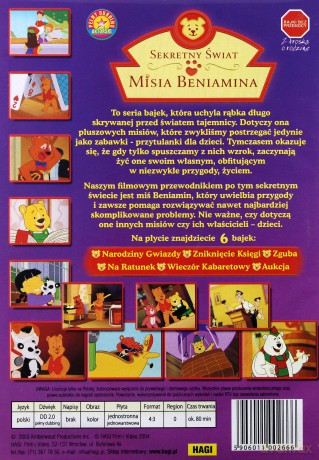 Sekretny świat misia Benjamina: Narodziny gwiazdy [DVD]