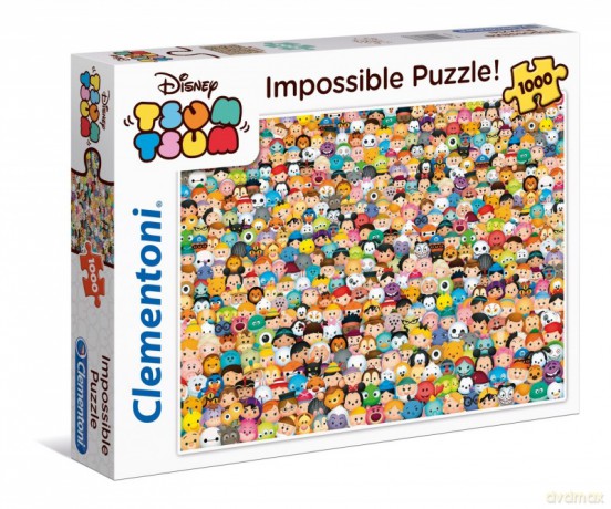 CLEMENTONI 1000 el. Impossible Puzzle! Tsum Tsum [PUZZLE]