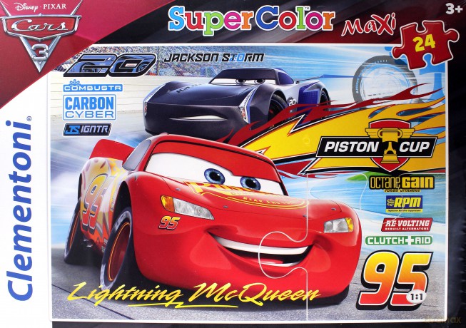 CLEMENTONI 24 el. Maxi Cars 3 [PUZZLE]