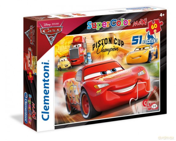 CLEMENTONI 60 el. Maxi Cars 3 [PUZZLE]