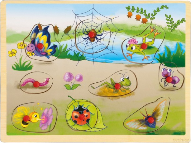 Drewniana układanka Jezioro [PUZZLE]