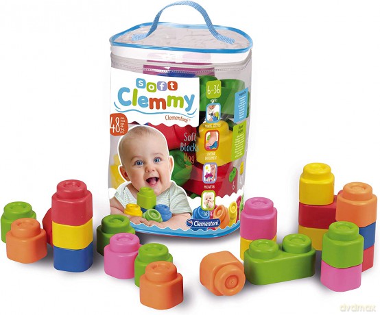 Klocki Clemmy Woreczek 48 klocków [KLOCKI]